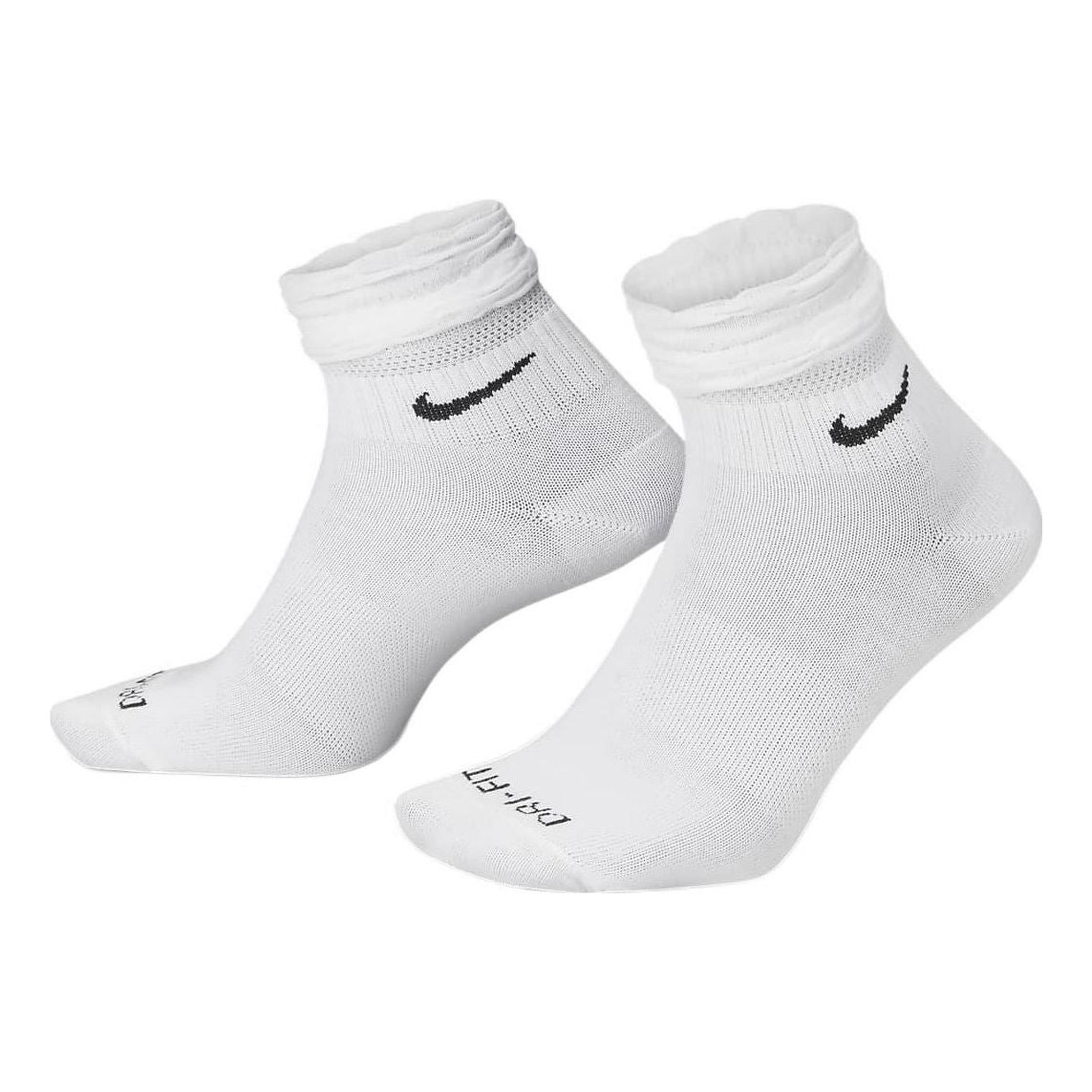 

Носки Nike Solid Color Logo Quick Dry Athleisure Casual Sports Knit Socks Unisex 2 Pairs White DH5485-100, белый
