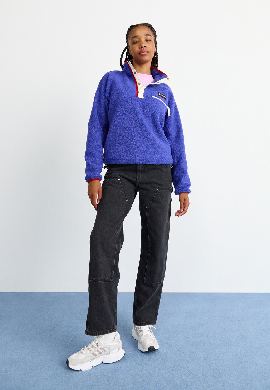 

Флисовый свитер HELVETIA™ CROPPED HALF SNAP Columbia, синий