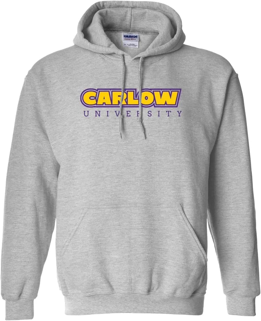 

Толстовка с капюшоном Carlow University Block Letters Unisex CreateMyTee
