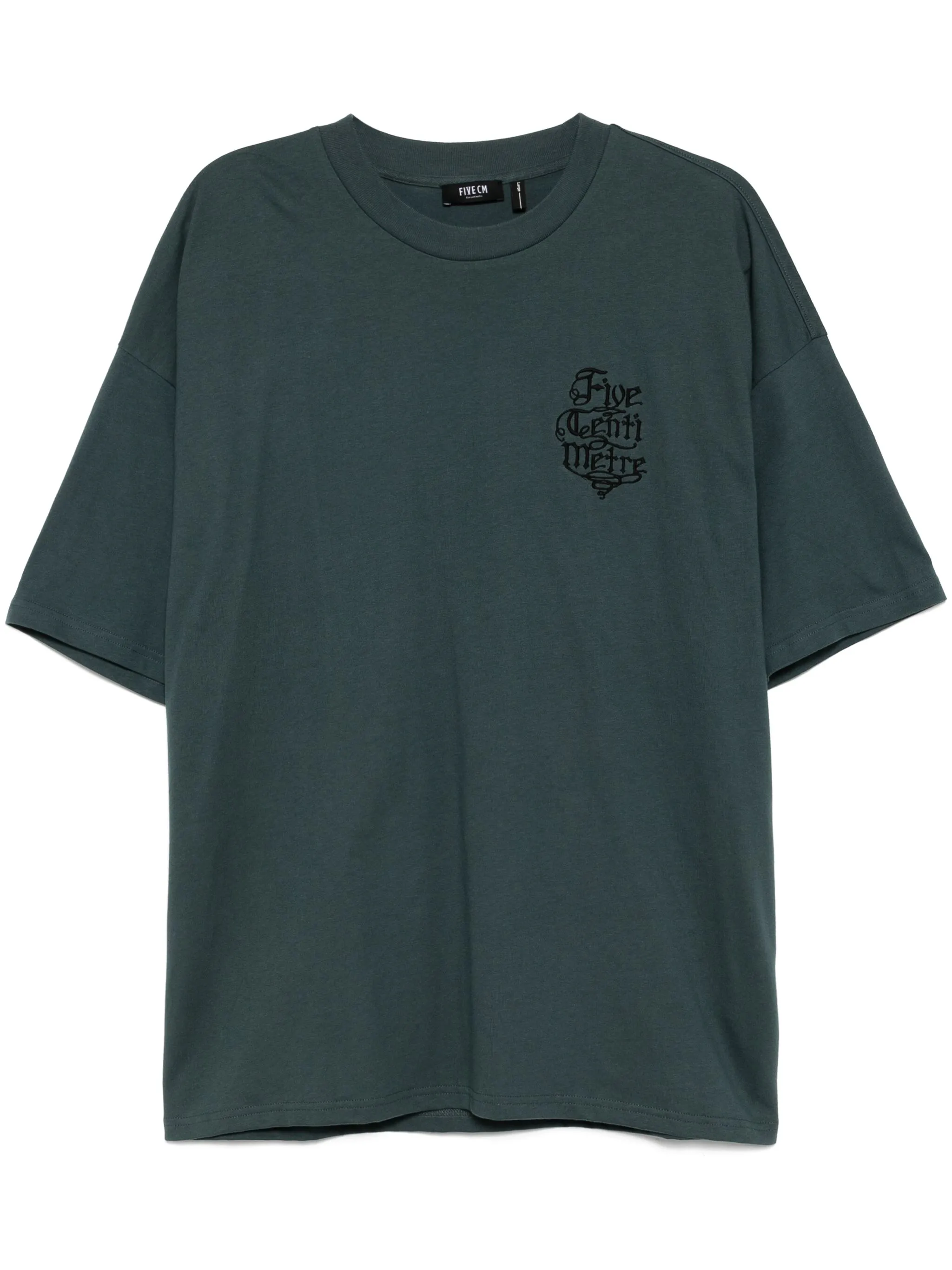 

Футболка с вышитым логотипом Five Cm, зеленый
