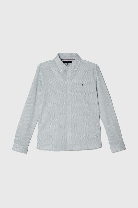 

Tommy Hilfiger Детская хлопковая рубашка, зеленый