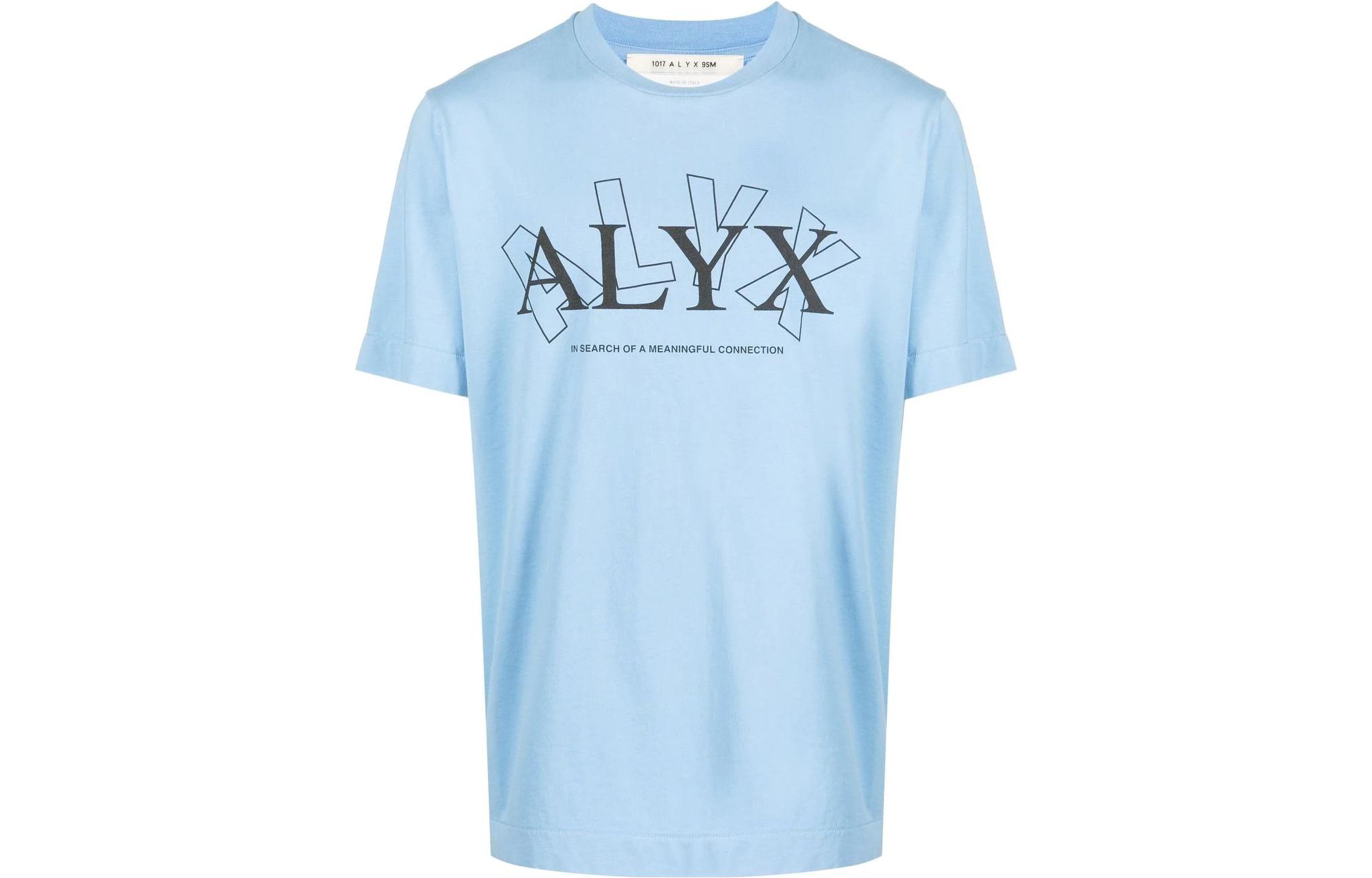 

Футболка с коротким рукавом и принтом логотипа 1017 ALYX 9SM, синяя