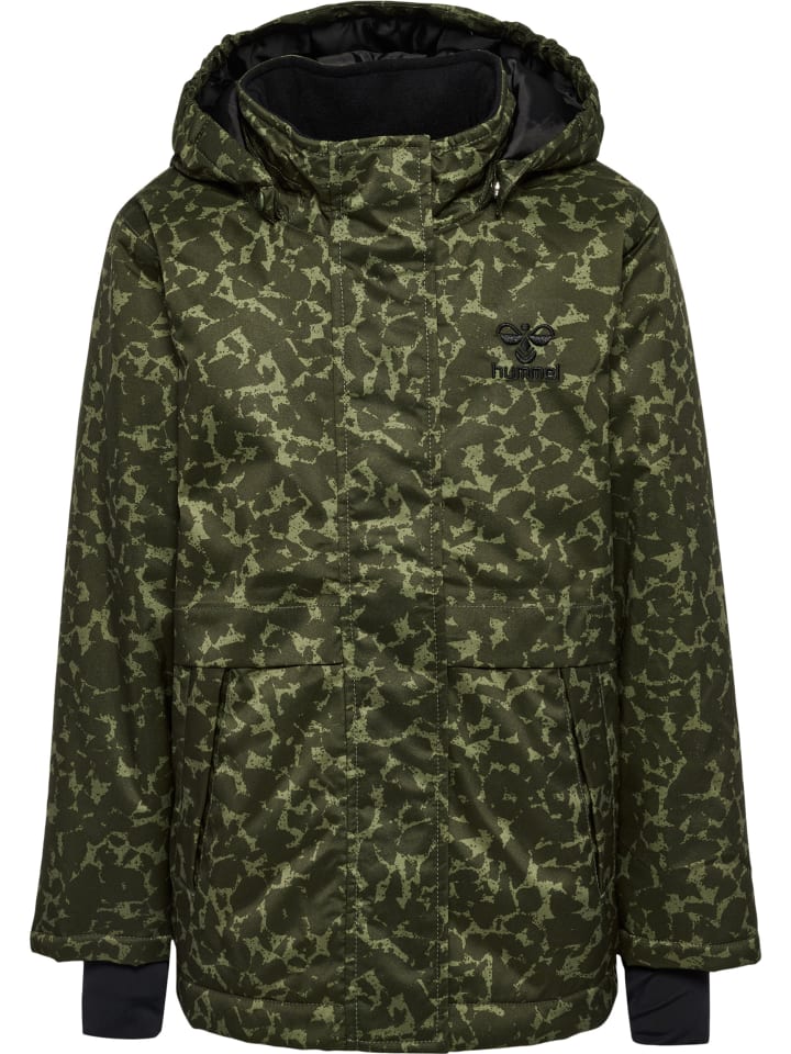 

Куртка Hummel Zip с отверстиями для больших пальцев, Hmlurban Boys в цвете OLIVE NIGHT Hummel
