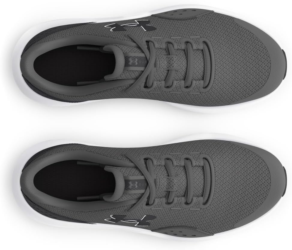 Кроссовки для мальчиков Under Armour Surge 4 для младших школьников, (101) Castlerock/Anthracite/Anthracite — фото 4