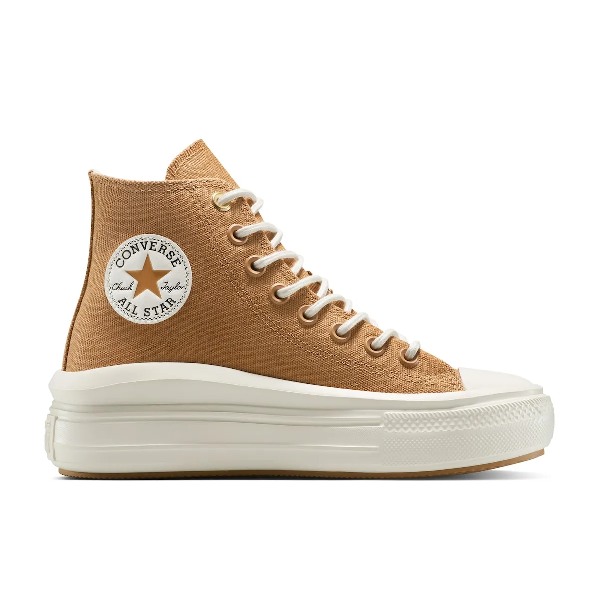 Женские повседневные кеды Chuck Taylor All Star Move Crafted Color Converse, коричневый