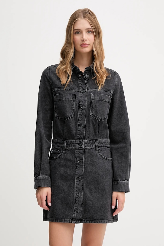 

Джинсовое платье Dkny, серый