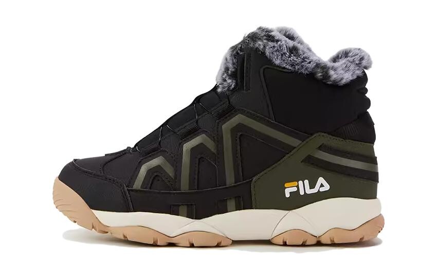 Детские ботинки FILA Детские, Black dark olive green