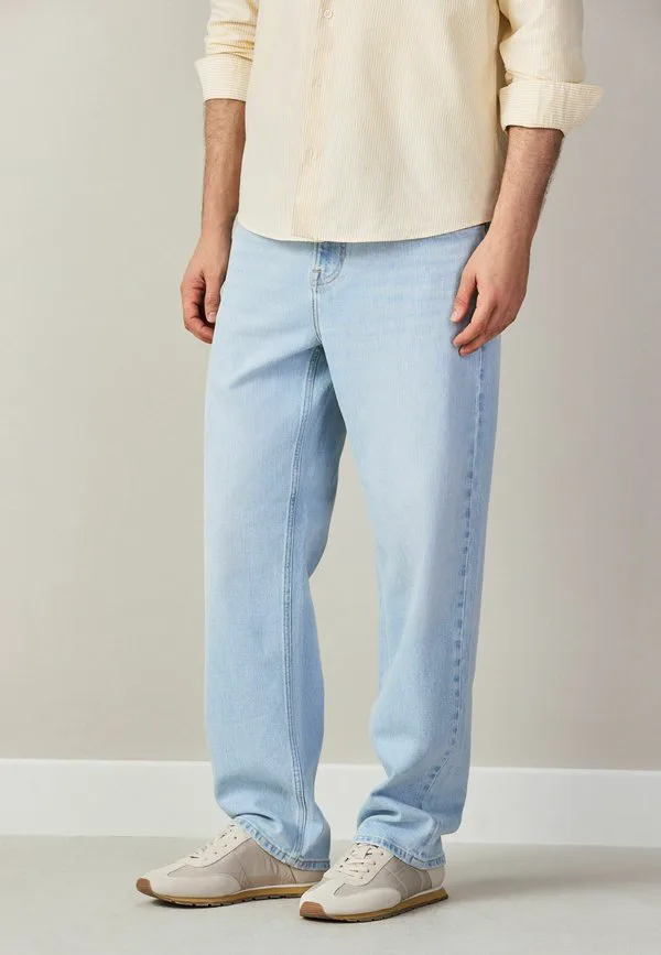 Джинсы зауженного кроя Next, Bleach Denim — фото 4