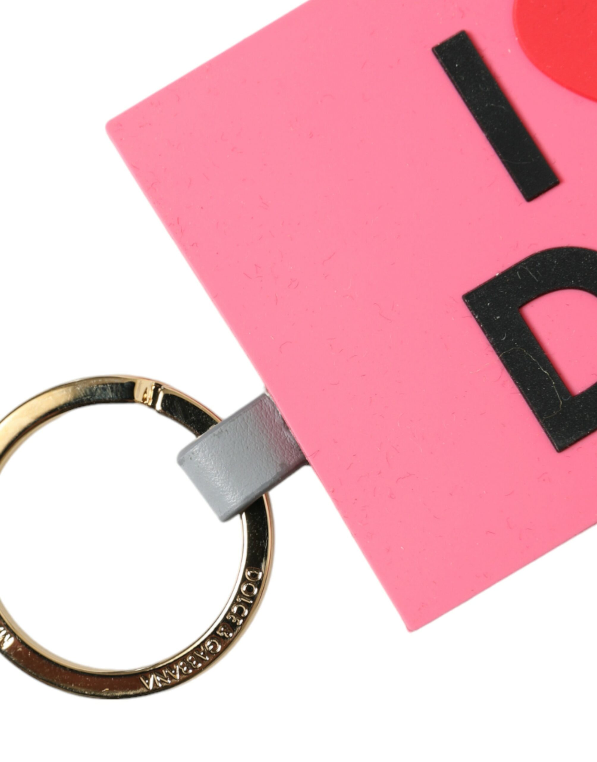 Шикарный чехол-держатель для ключей Trifold Gold & Pink Dolce & Gabbana, золотисто-розовый — фото 2