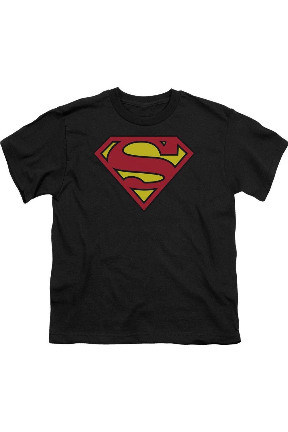 

Футболка с классическим логотипом Superman для подростков с коротким рукавом Gildan, черный