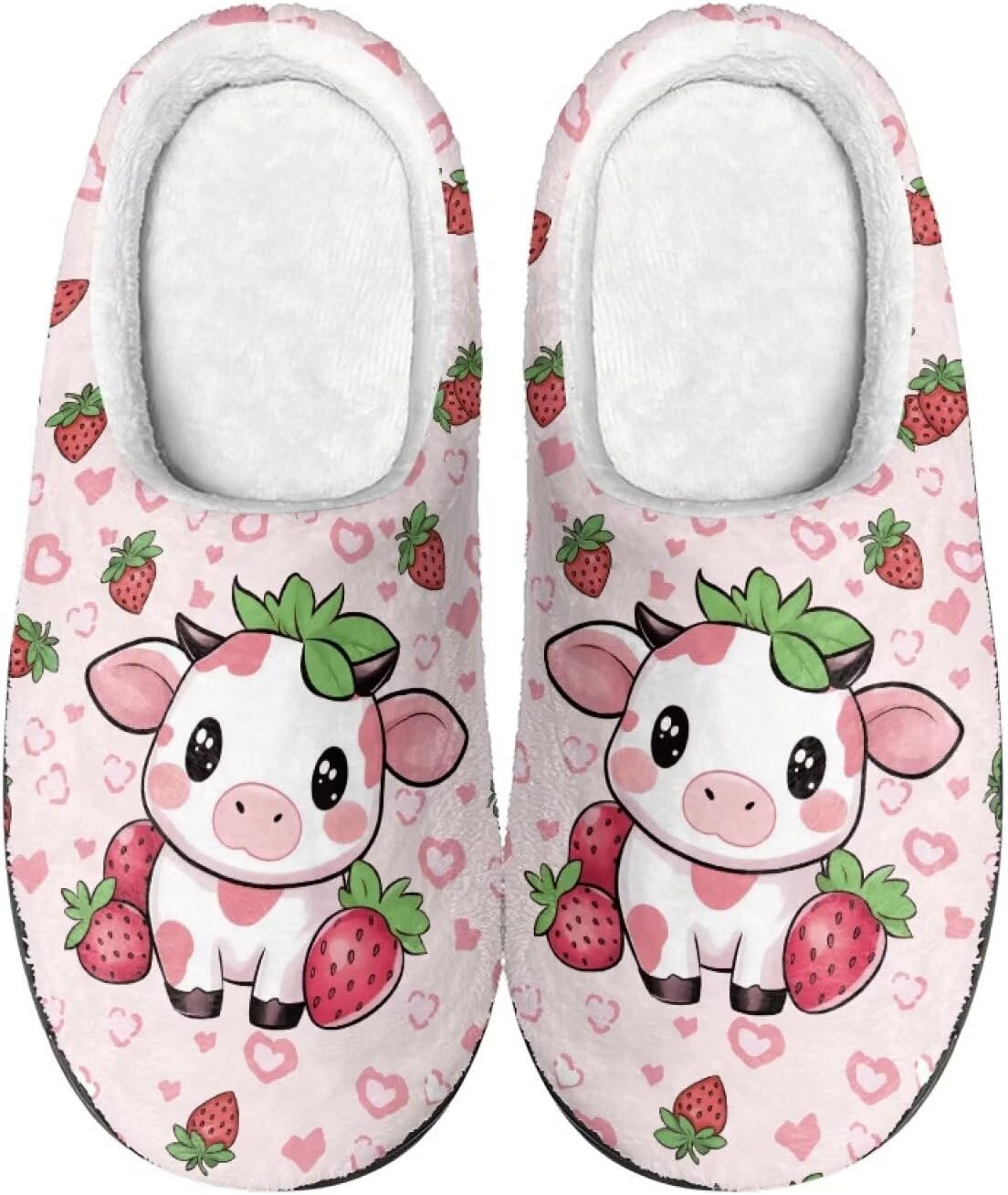 

Домашние тапочки COEQINE для женщин, мягкие, теплые, нескользящие, зимние, размеры US 4-12, розовый