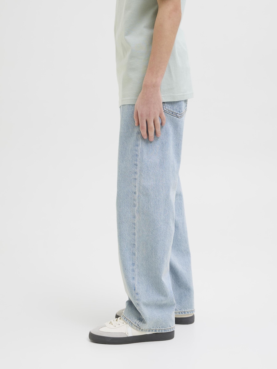 Мешковатые джинсы Jack & Jones Junior JJIAlex JJOriginal, Blue Denim — фото 3