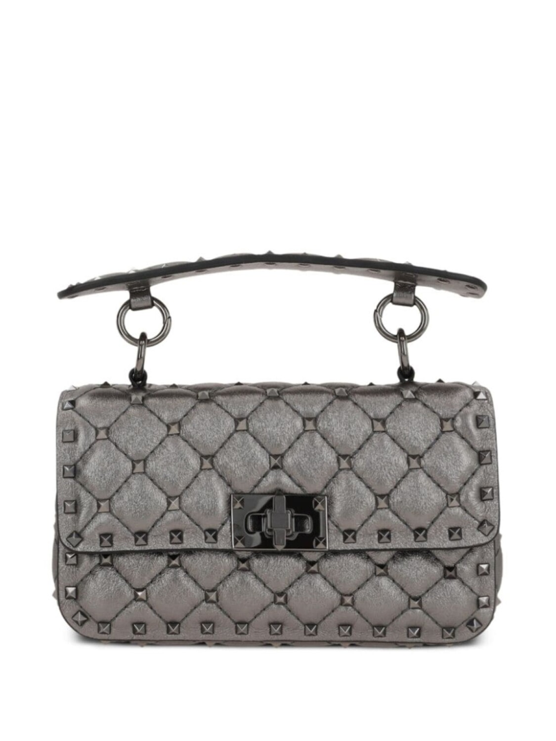 

Сумка-шоппер Rockstud Spike Valentino Garavani, серый
