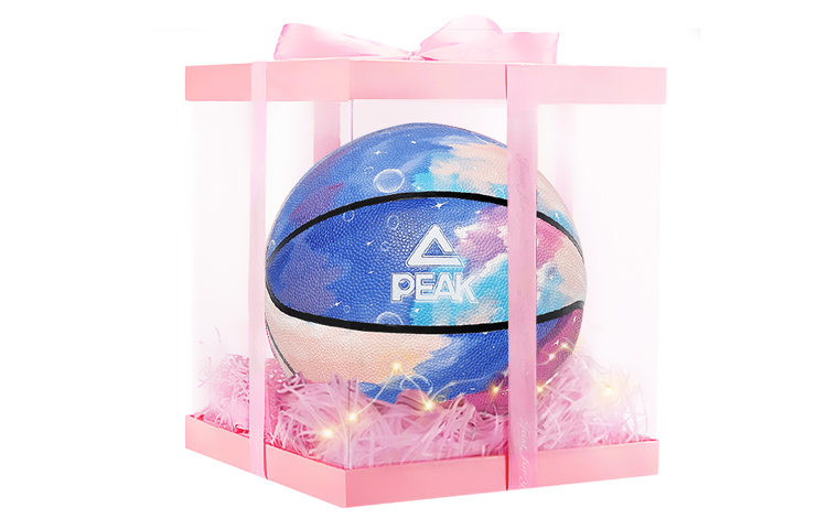 

PEAK Баскетбольный мяч PU розовый синий размер 7 тренировочный unisex