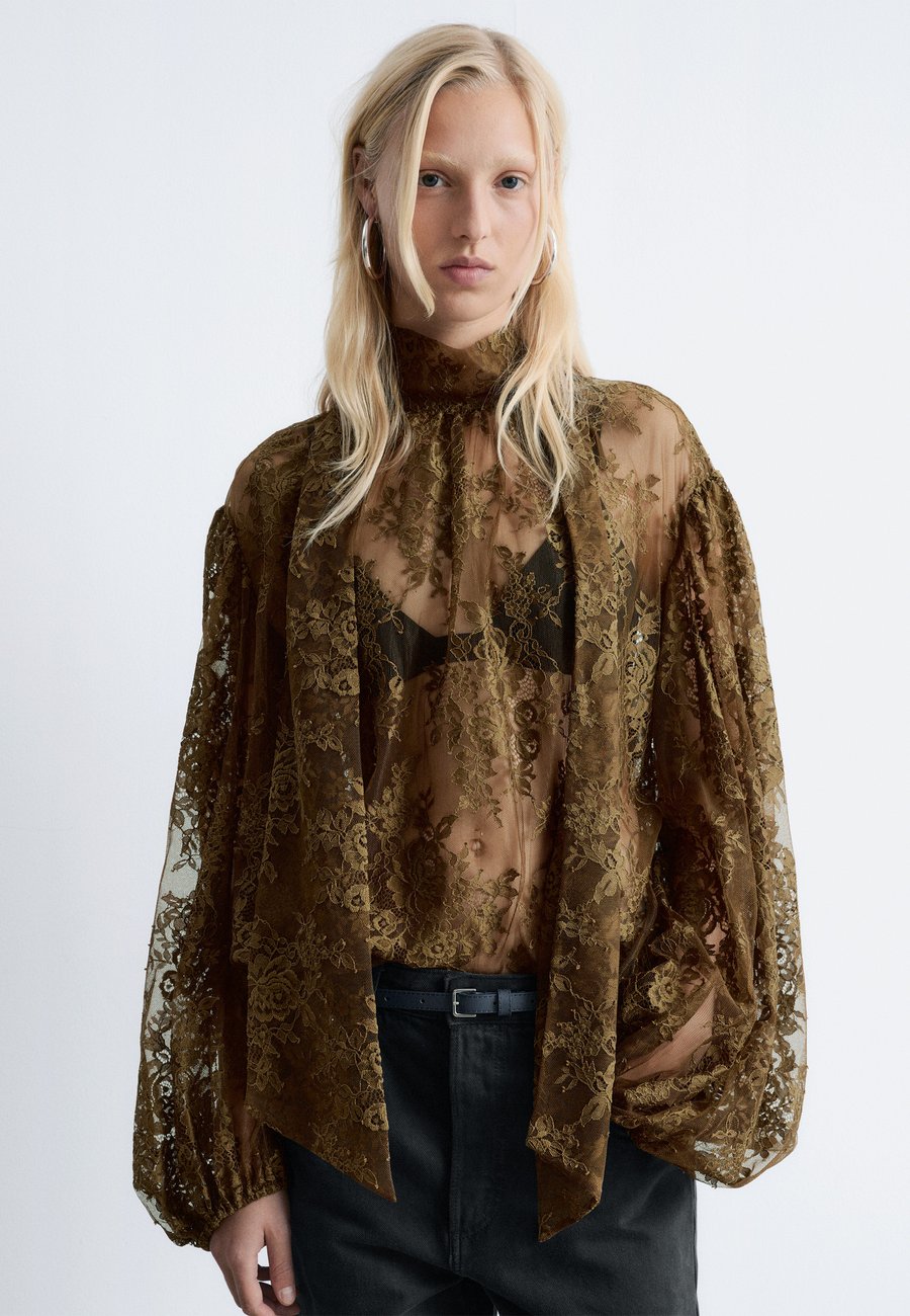 

Блуза & other stories BOW RIBBON, Khaki Green/Khaki