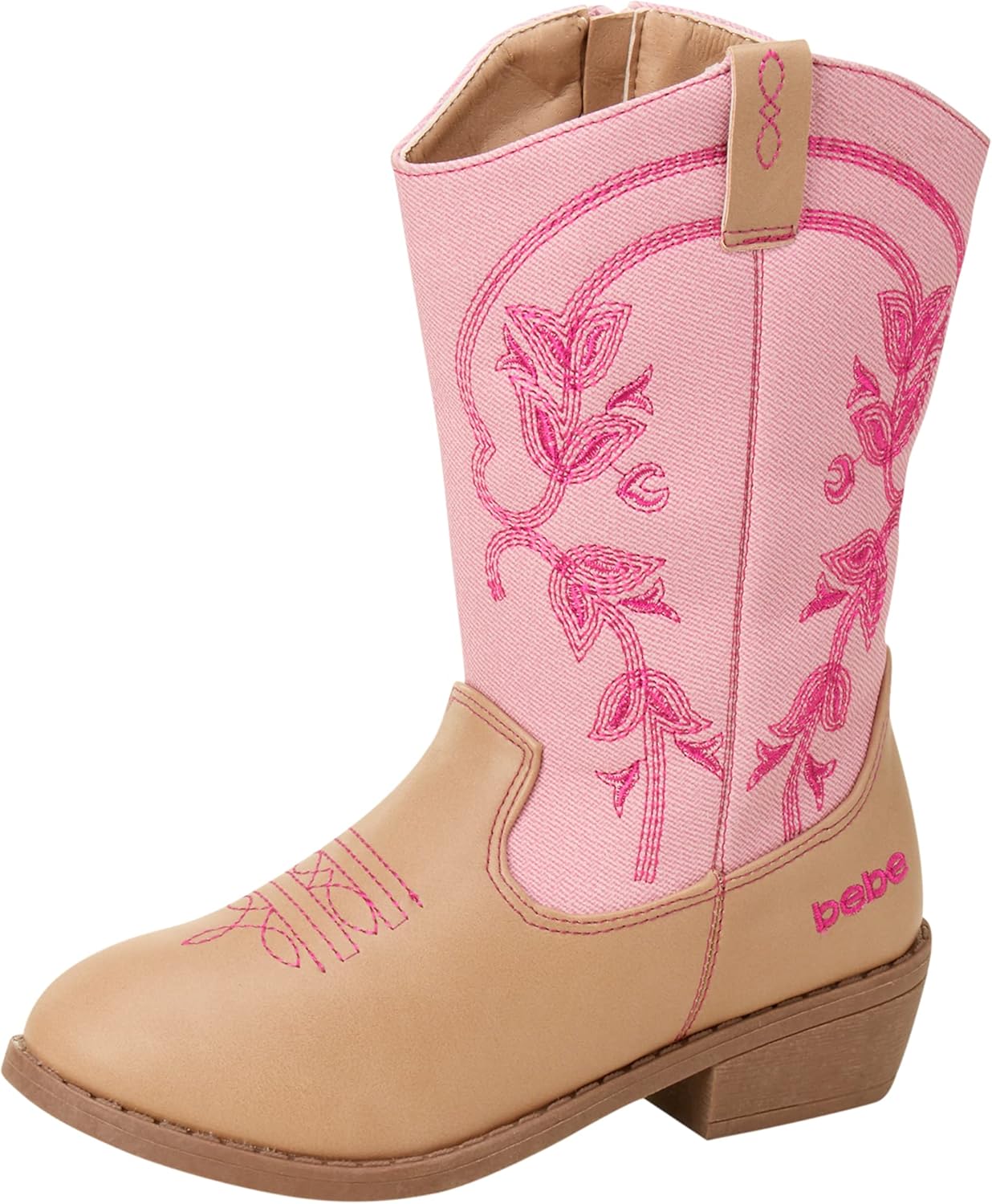 

Ковбойские сапоги bebe для девочек - Классические ковбойские сапоги в стиле вестерн - Туфли до середины икры для верховой езды для девочек всех возрастов, розовый