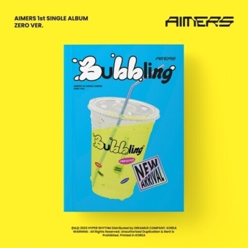 

CD диск Aimers: 1st Single [Bubbling] (Zero Ver.) - Photo Book, CD-R, Lyrics Post Card, Sticker, Photo Card, Unit Photo Card, Photo Card Envelope, Free Drink Coupon, Mini Poster