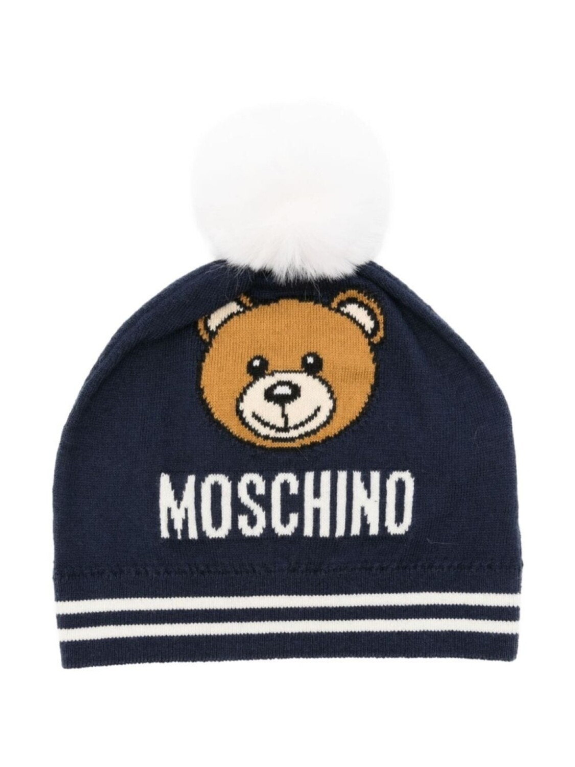 

Moschino Kids шапка бини Teddy Bear, синий
