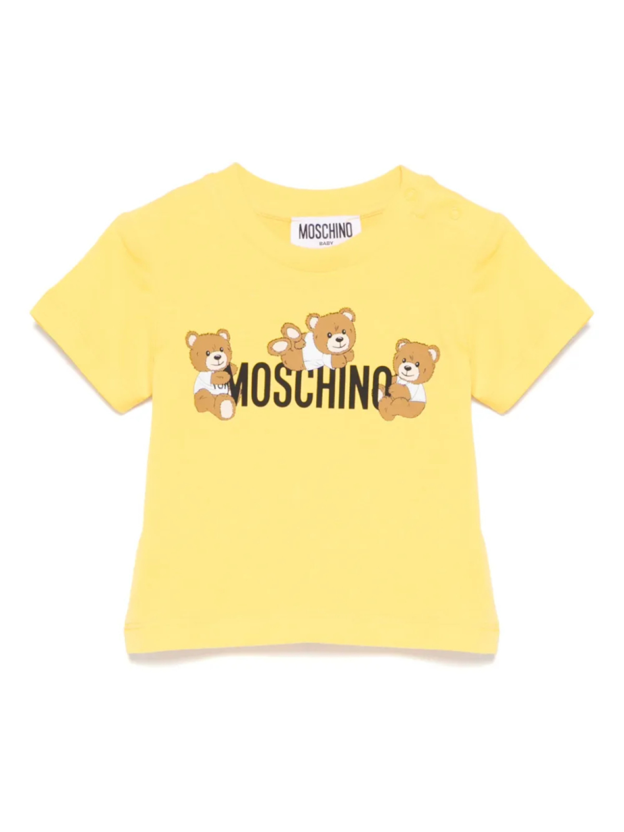 

Moschino Kids футболка с принтом Teddy Bear, желтый