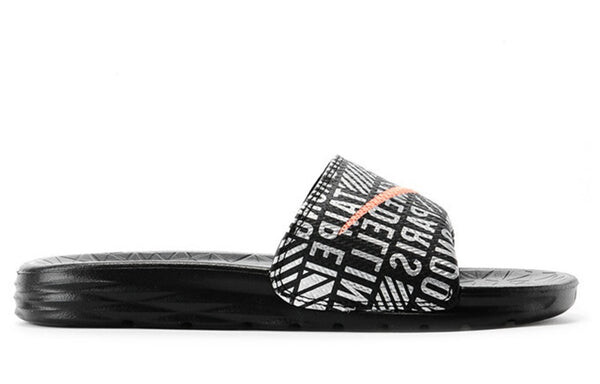 Тапочки benassi solarsoft sld 2 nwm 'black' Nike, черный — фото 2