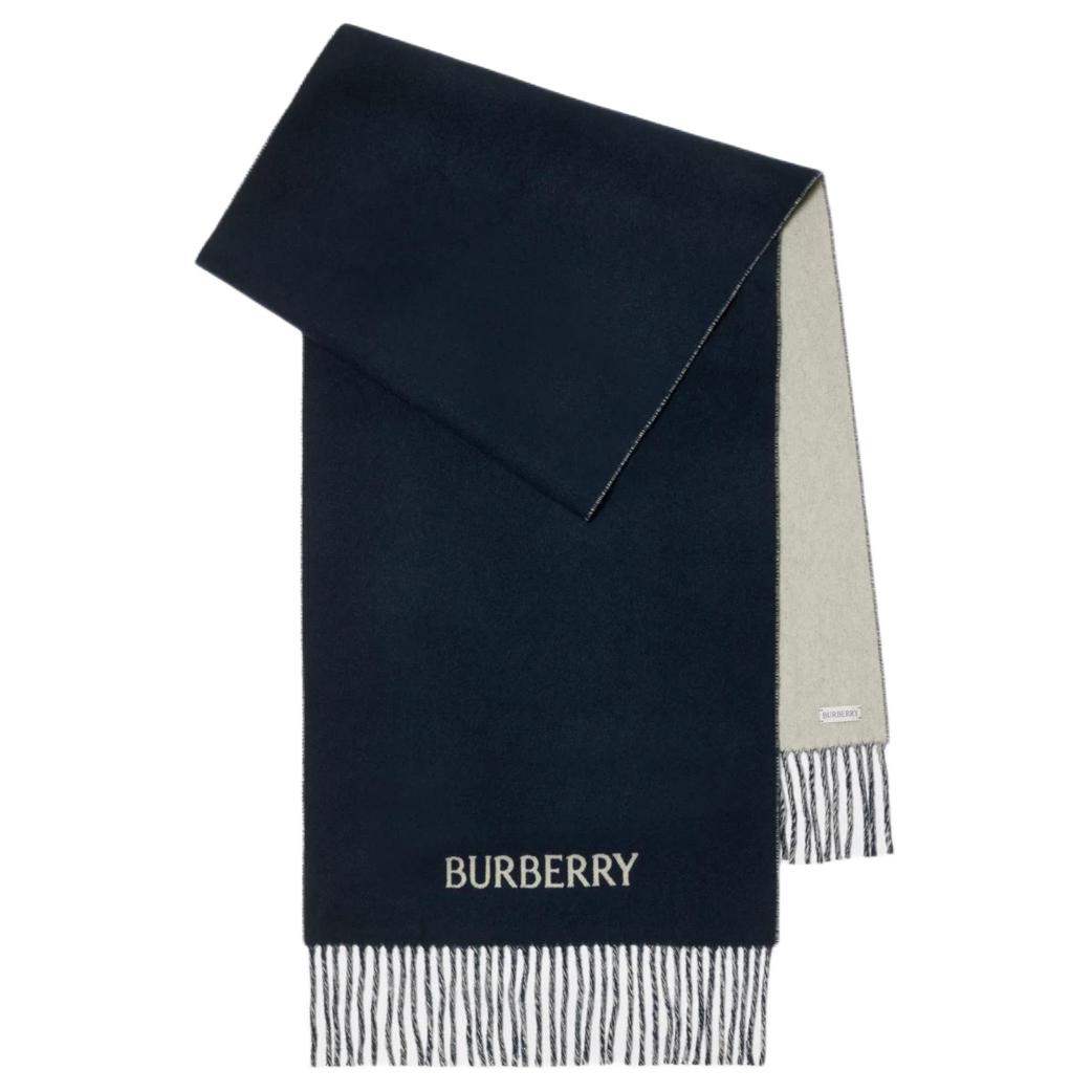 

Burberry Реверсивный шарф из кашемира EKD, Dark Blue