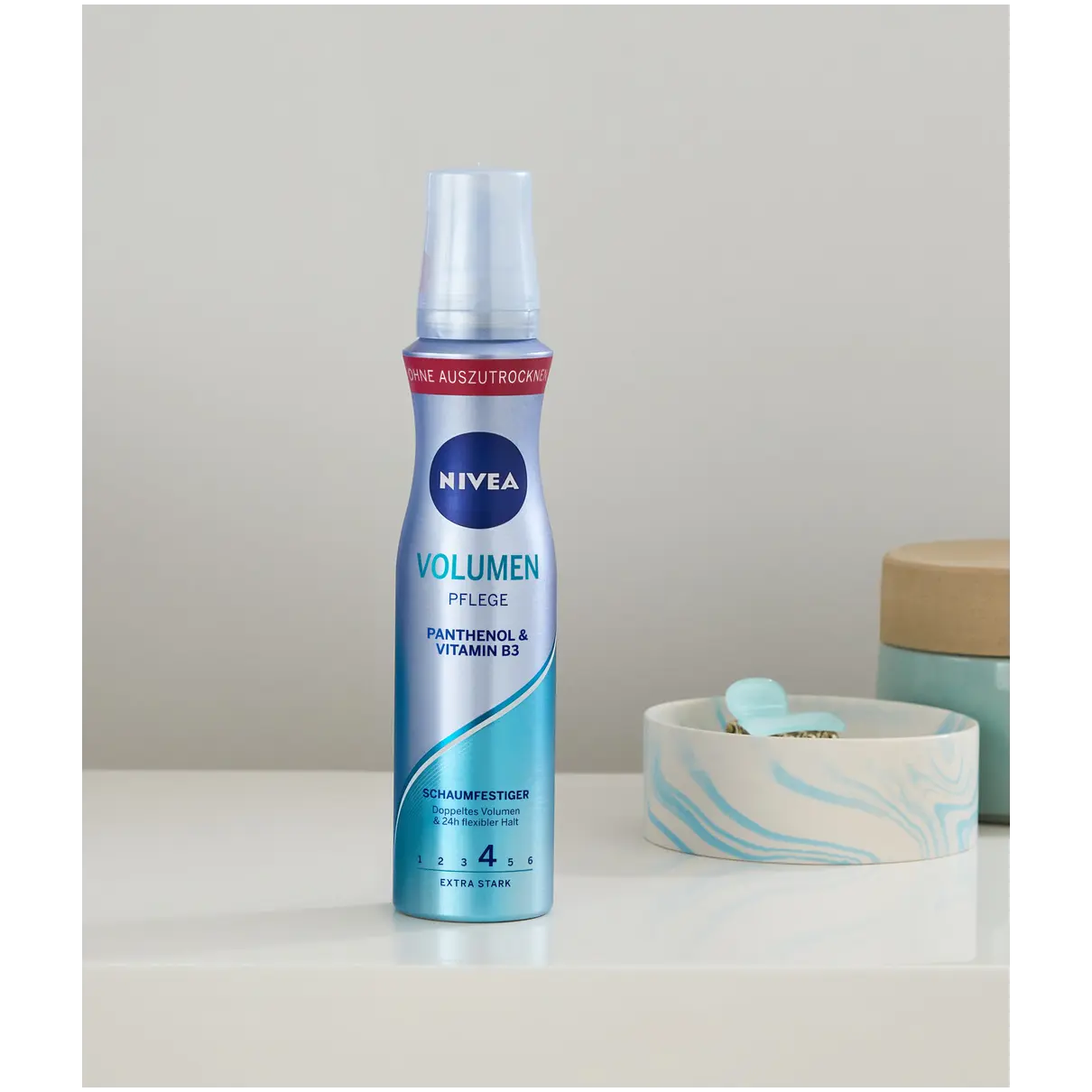 Мусс для придания объема волос экстрасильного действия Nivea Volume Care, 150 мл — фото 2