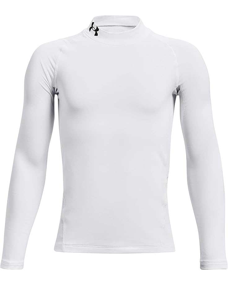 

Толстовка Under Armour Kids ColdGear Armour Mock Long Sleeve T-Shirt, белый/черный