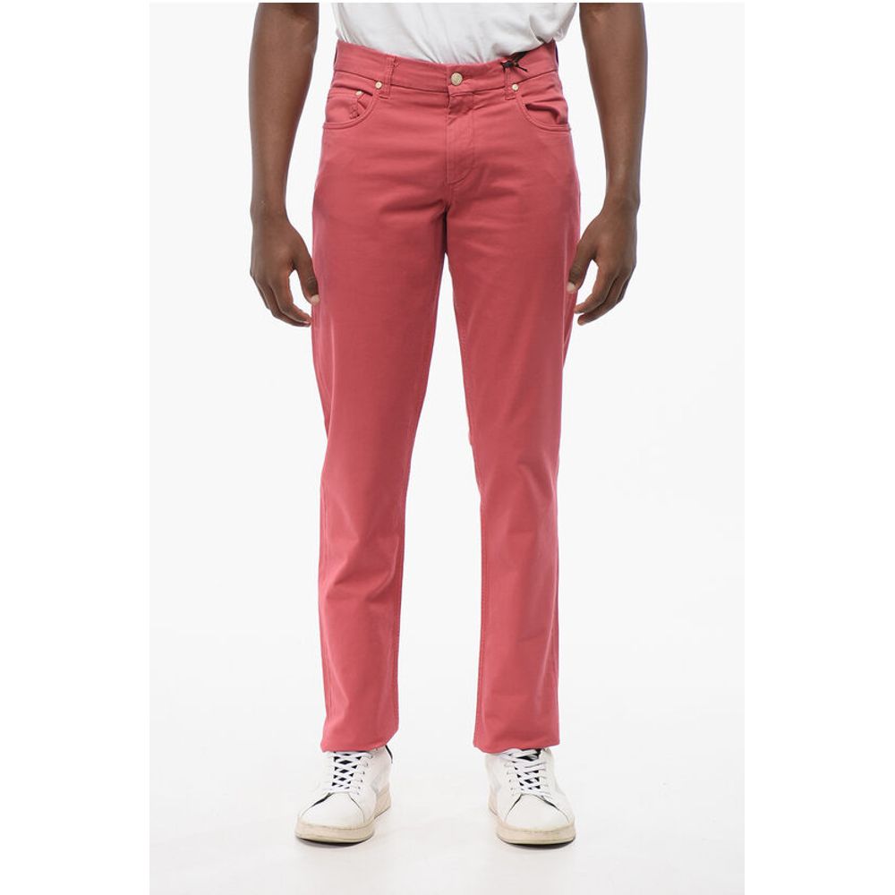 

Джинсы ID LUXURY Straight Fit с вышитым логотипом Corneliani, Red