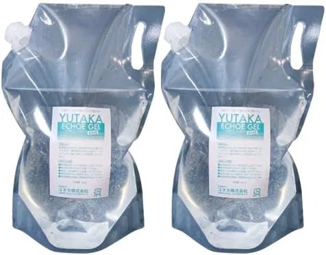 Гель для УЗИ YUTAKA Echo Gel, низкая вязкость, 6 кг, набор 2 шт, с пустой бутылкой
