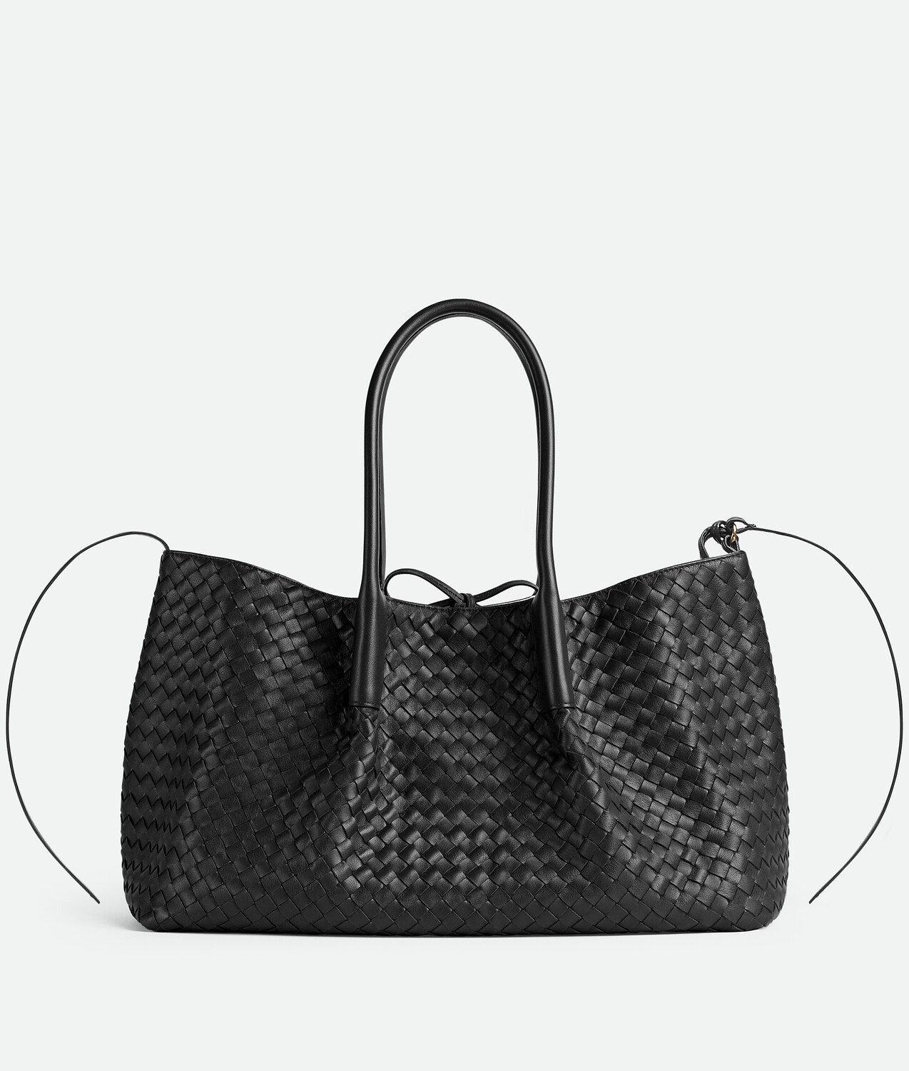 

Сумка-шоппер Bottega Veneta, черный/светло-розовый
