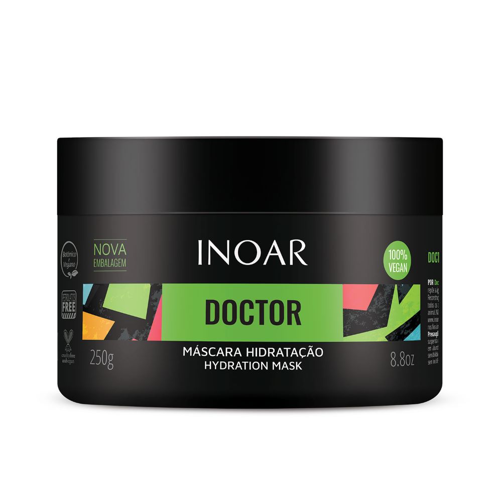 

Увлажняющая маска для волос doctor hydrating mask Inoar, вес 250 гр.