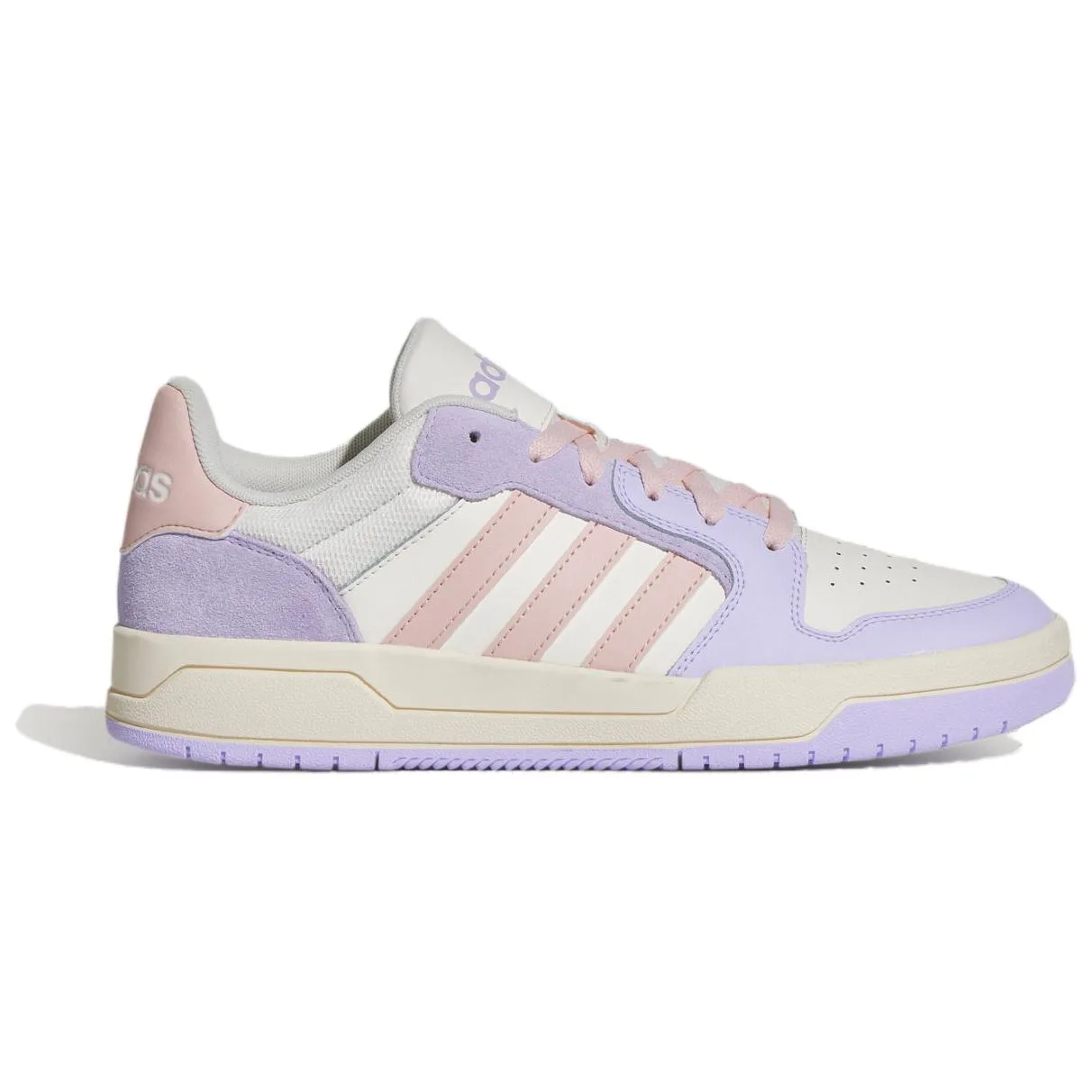 Adidas ENTRAP Textile, Synthetic Leather, Split Cow Leather Low top Skateboard Shoes Unisex Pink Purple — фото 3