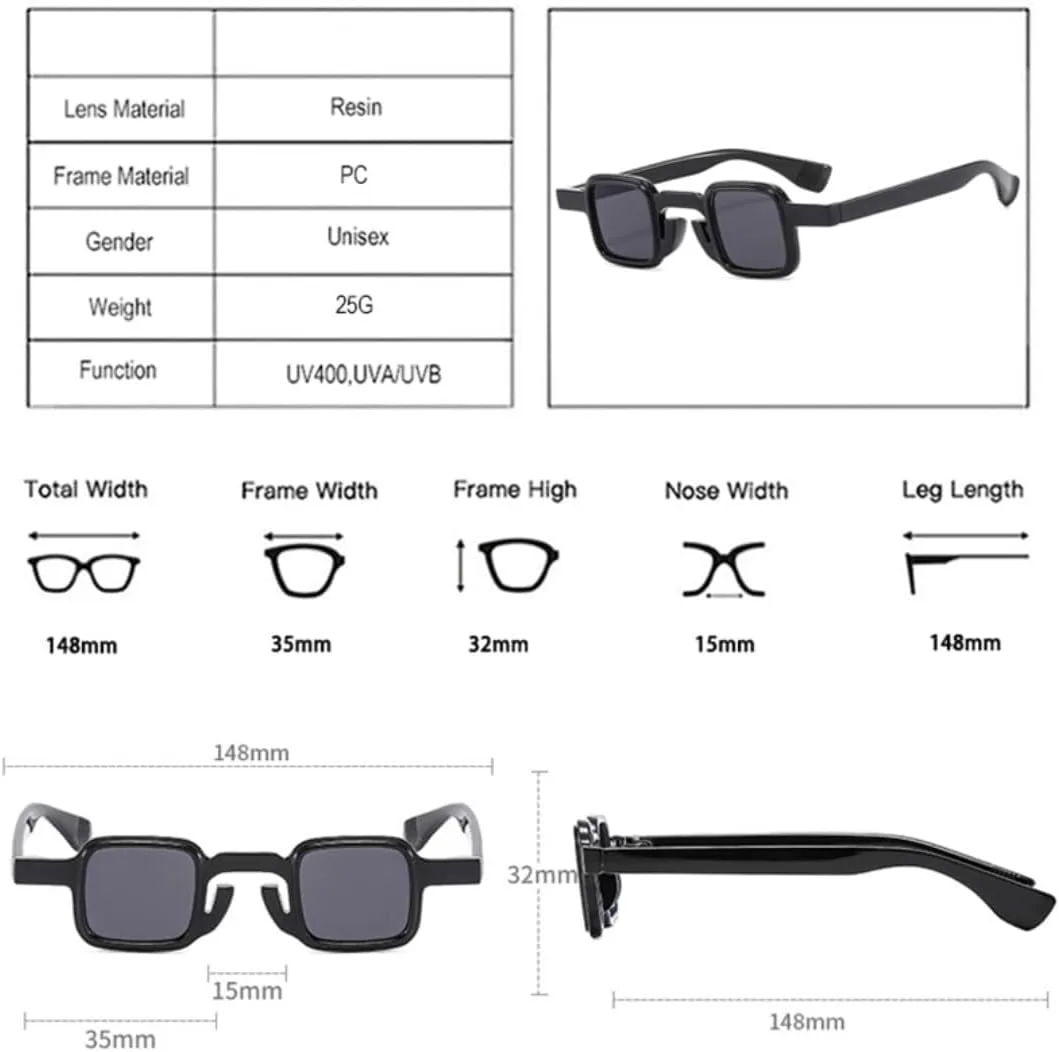 

Солнцезащитные очки с защитой UV400 | Маленький размер, двухцветные | для женщин и мужчин, для занятий спортом на открытом воздухе и вождения LXLHWN, Black Clear