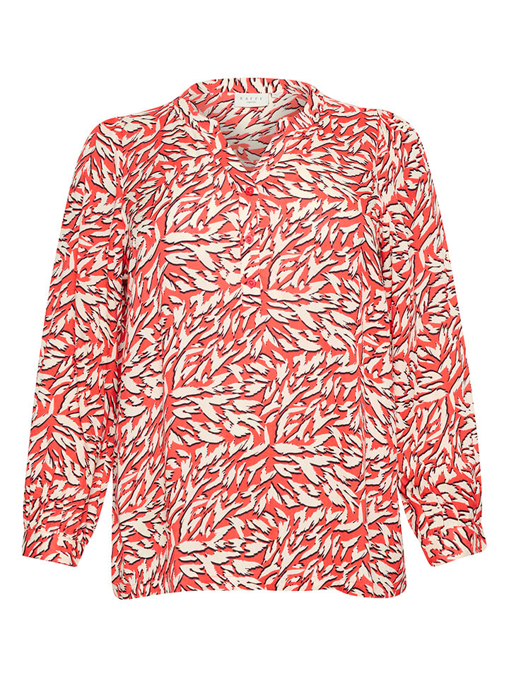 

Блуза Kaffe Bluse, цвет Koralle/Creme