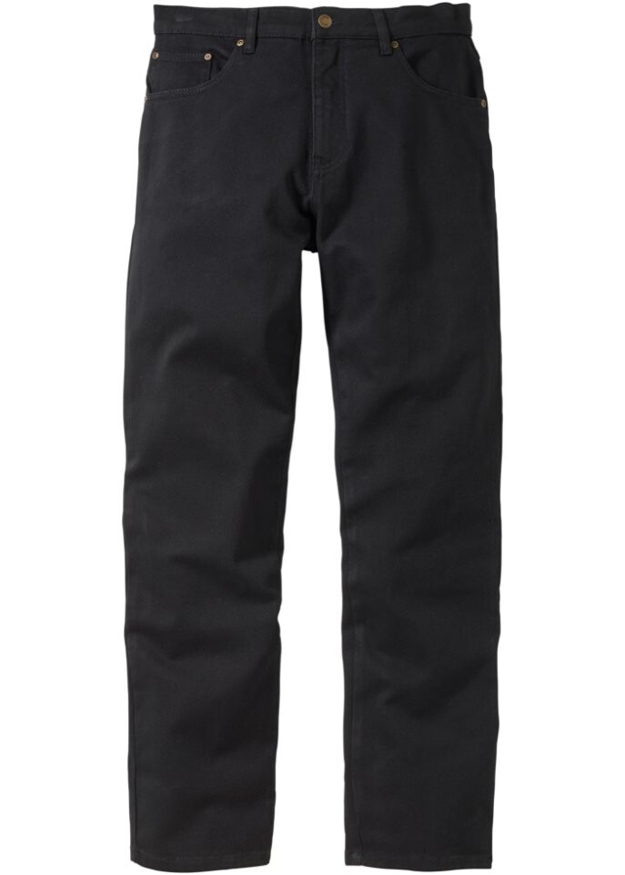 

Прямые эластичные джинсы классического кроя John Baner Jeanswear, черный