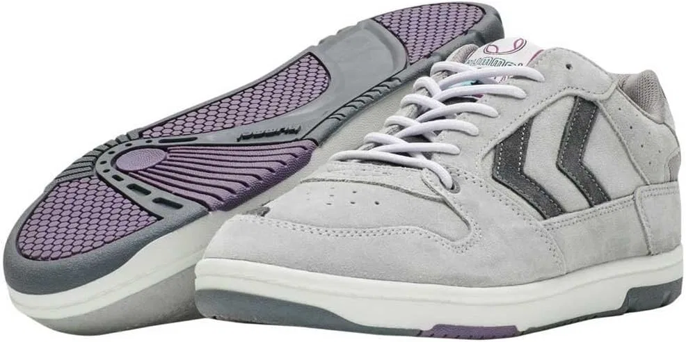 Повседневные кроссовки Hummel Power Play из замши, серые, 212184-2003 — фото 4