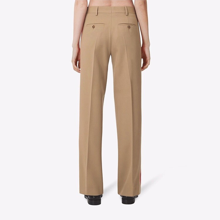 Женский деловой костюм Burberry, 100% шерсть, цвет черный — фото 4
