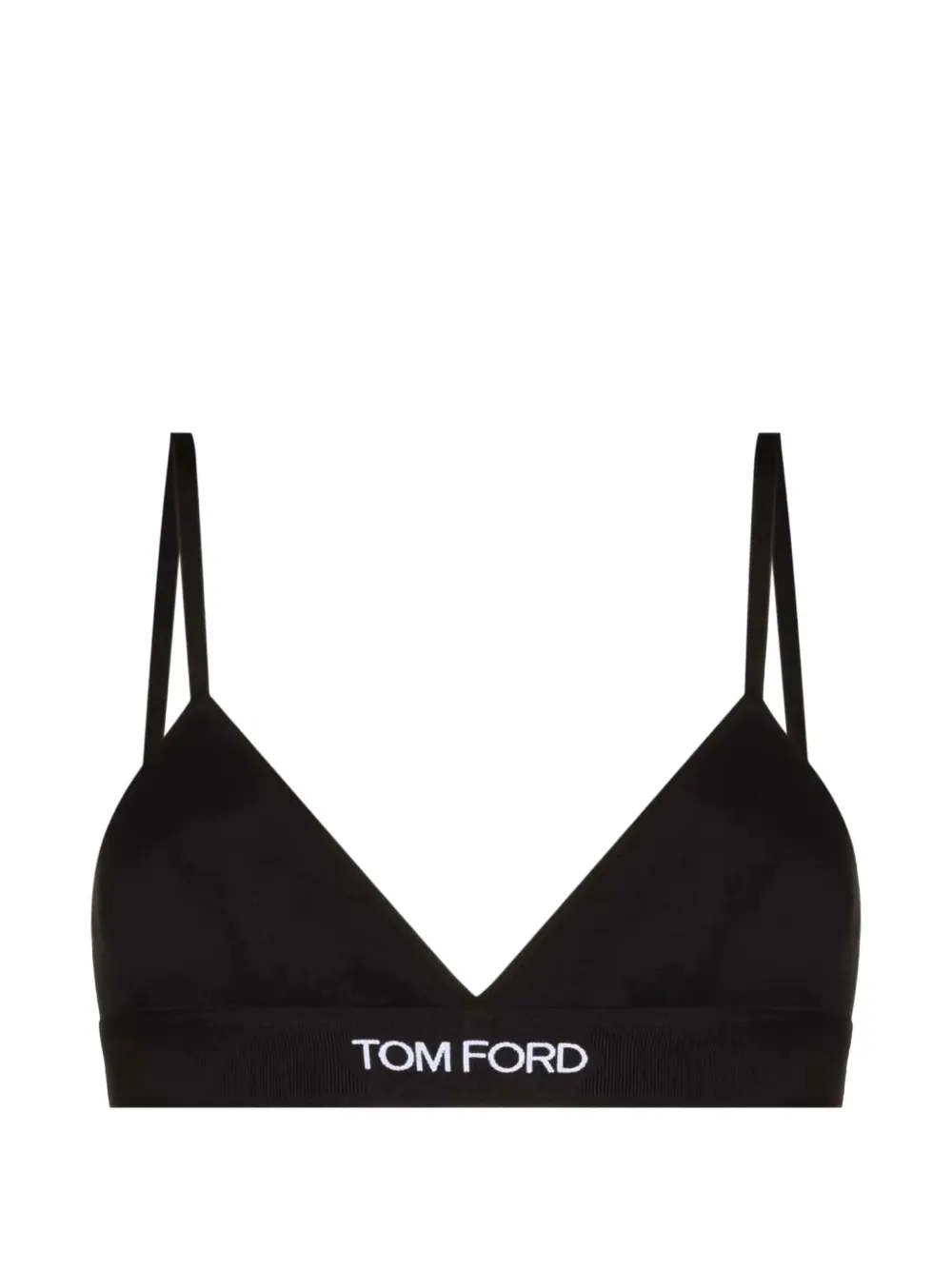 

Бюстгальтер с логотипом на бретелях Tom Ford, черный