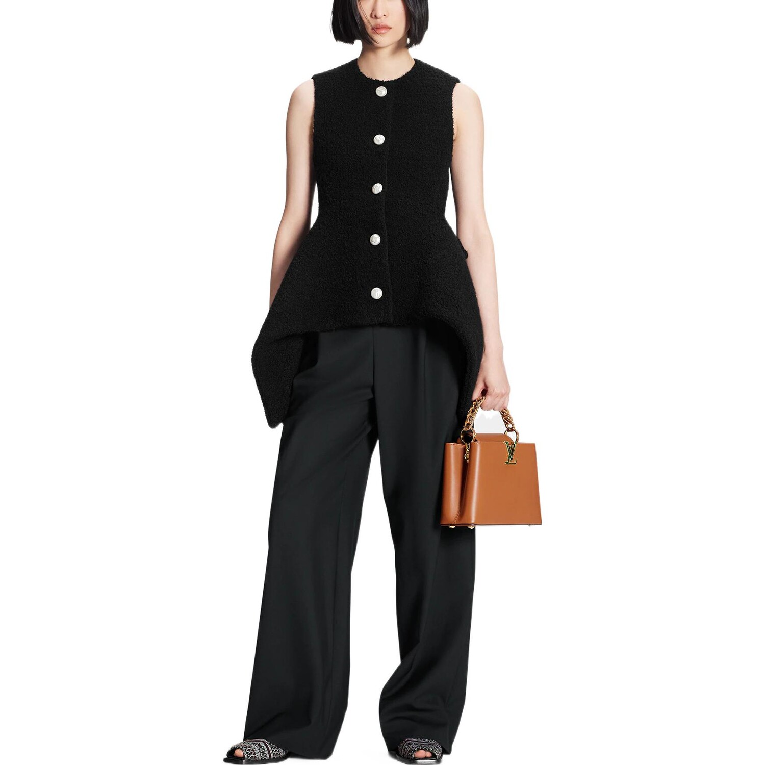 Новые квартальные продукты LV Vest Women's Black Louis Vuitton — фото 2
