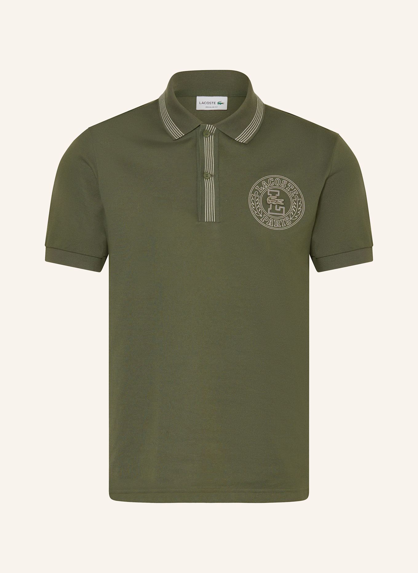 

Рубашка-Поло из пике, стандартный крой Lacoste, зеленый