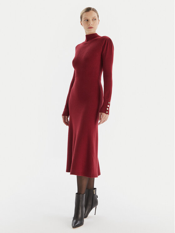 

Вязаное платье regular fit ACAB003090 Artigli, красный