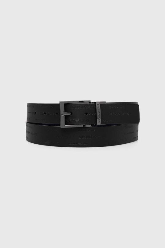 

Двусторонний кожаный ремешок Emporio Armani, черный