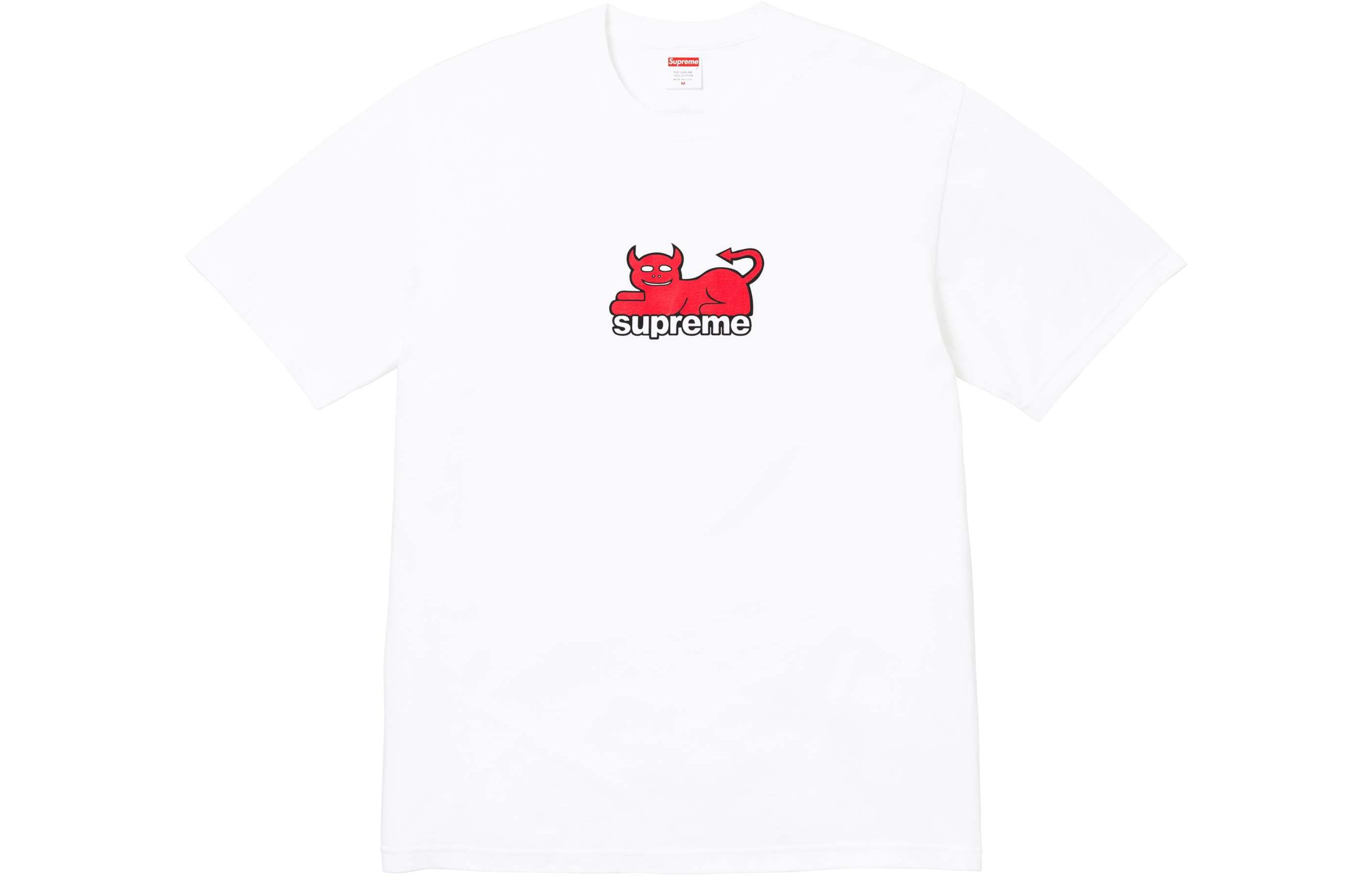 Футболка Toy Machine Devil Cat Tee Supreme, белый/БЕЛЫЙ — фото 3