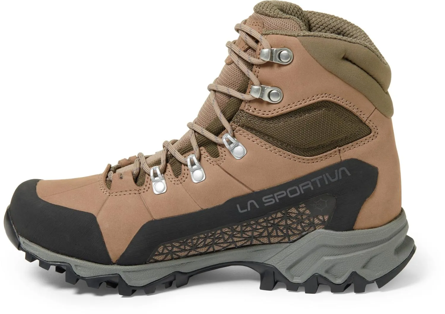 Женские треккинговые ботинки Nucleo High II GTX La Sportiva, Cedar/Sand Dune — фото 2