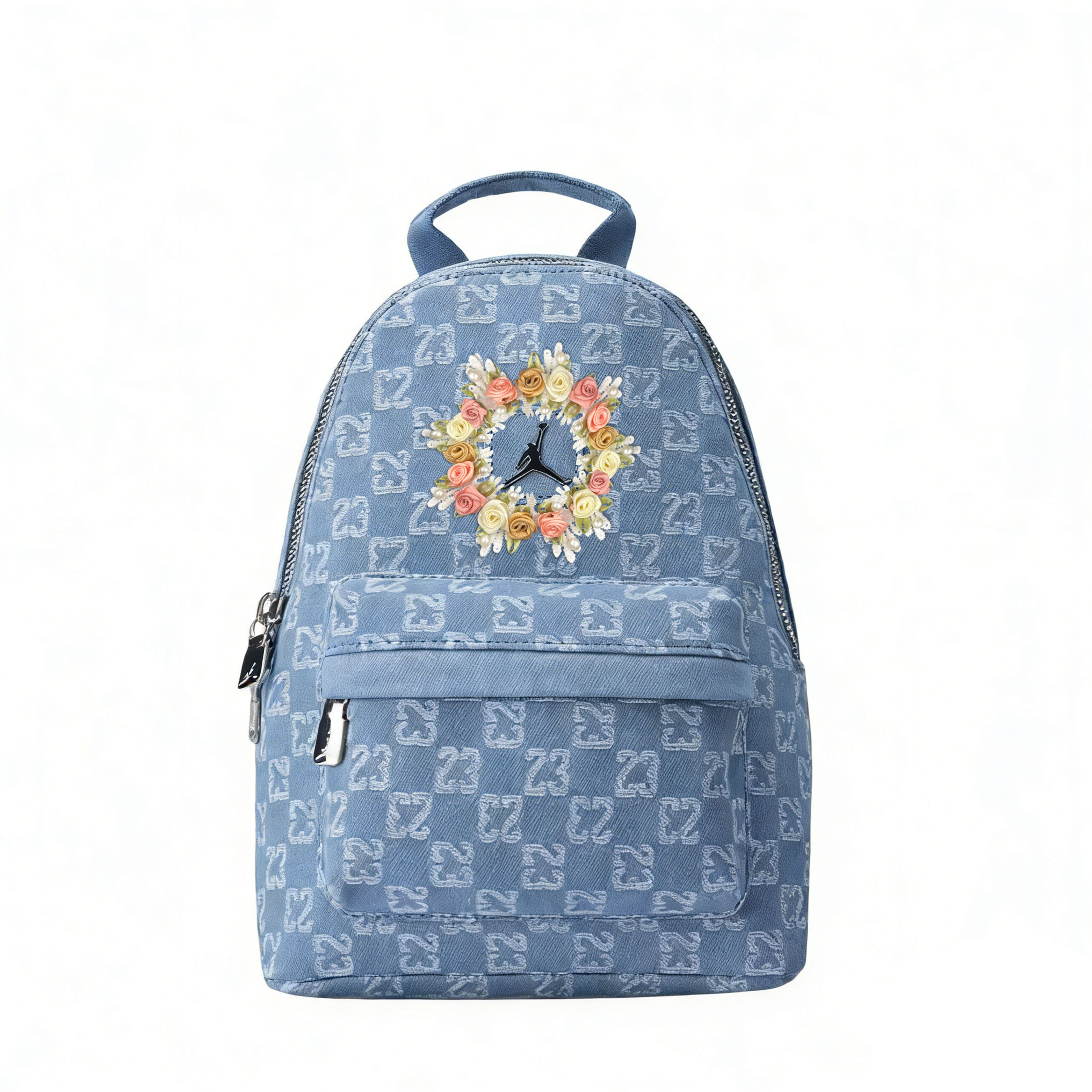 

Jordan Рюкзак Cotton Denim Flower Language Small Unisex светло-джинсовый синий