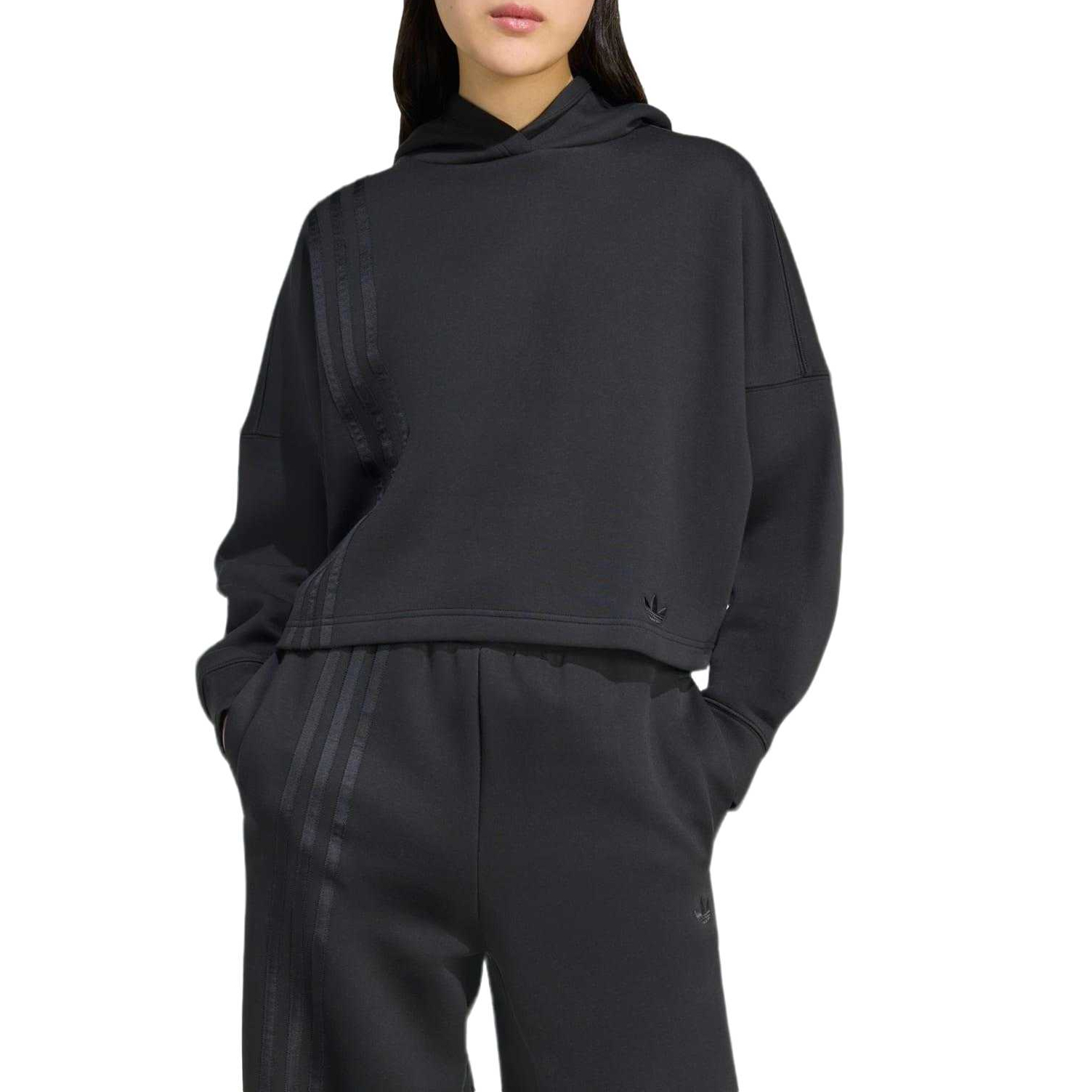 Свитшот Women's с тремя полосками Adidas Originals, черный — фото 3