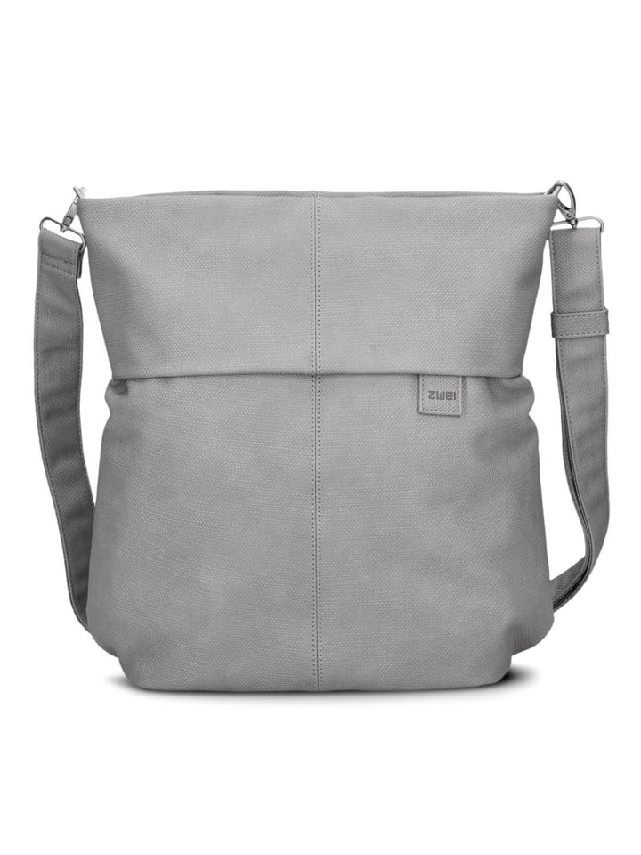 

Сумка через плечо Mademoiselle.M 35 см из серого холста Zwei