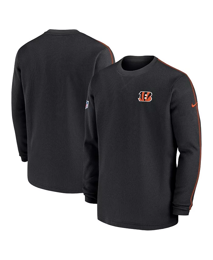 

Мужская черная толстовка с длинным рукавом Cincinnati Bengals 2024 Sideline Coaches Nike