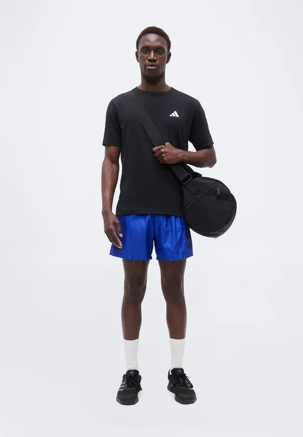 Шорты спортивные графические Adidas Performance, королевский синий — фото 2
