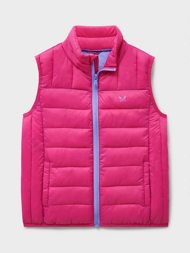 

Детский пуховик-жилет Lowther Crew Clothing, Magenta